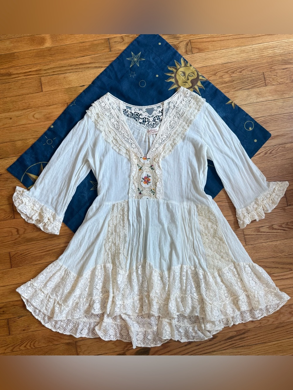 Antica Sartoria boho mini dress